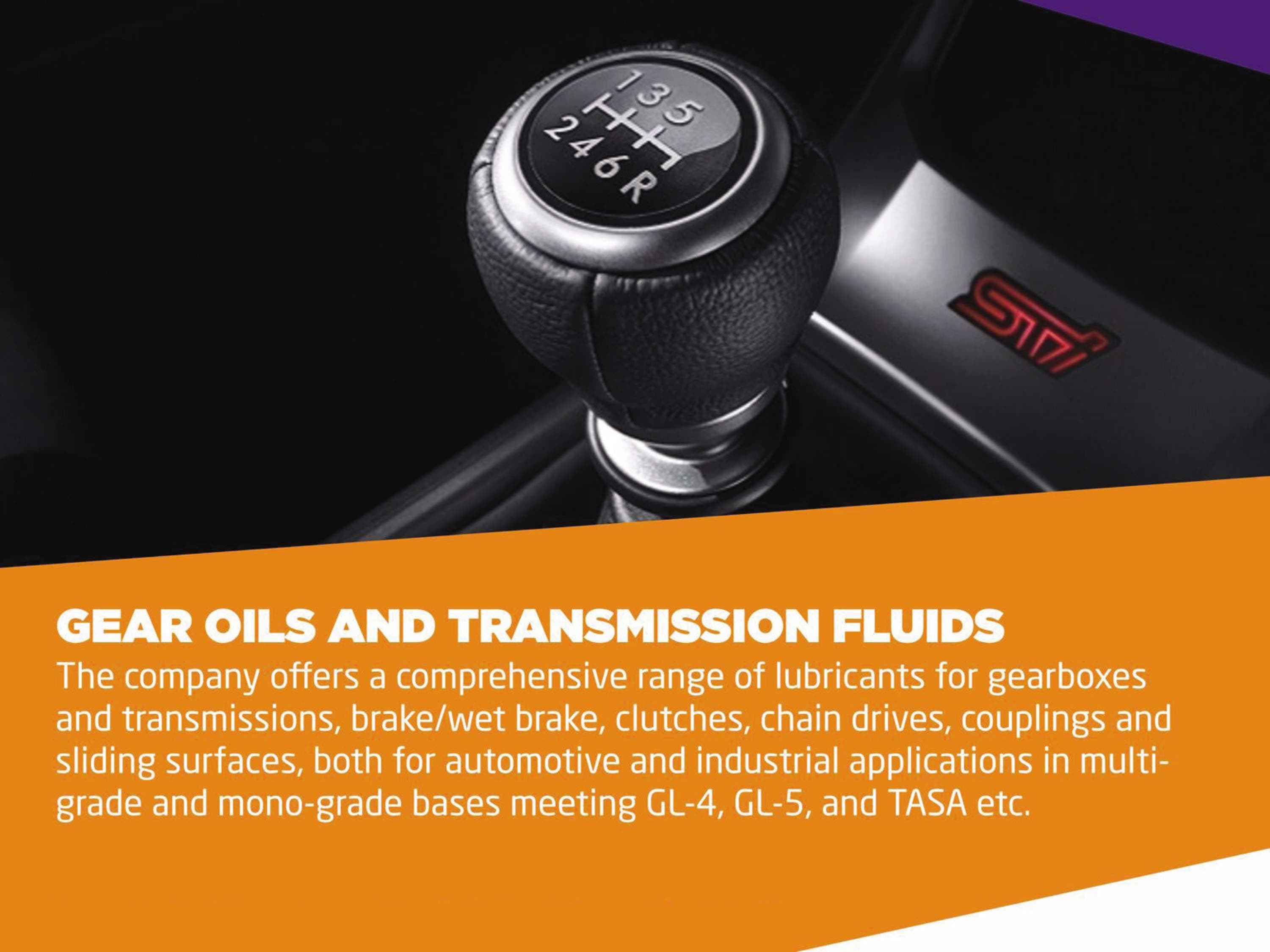 Gear & Transmission Oils